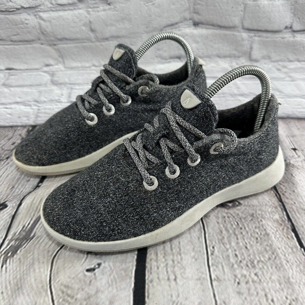 AllBirds Wool Runners Grey Running Shoes Sneakers Size 7